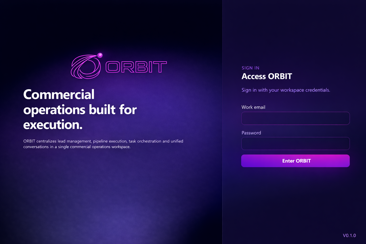 Interfaz conceptual de acceso a Orbit