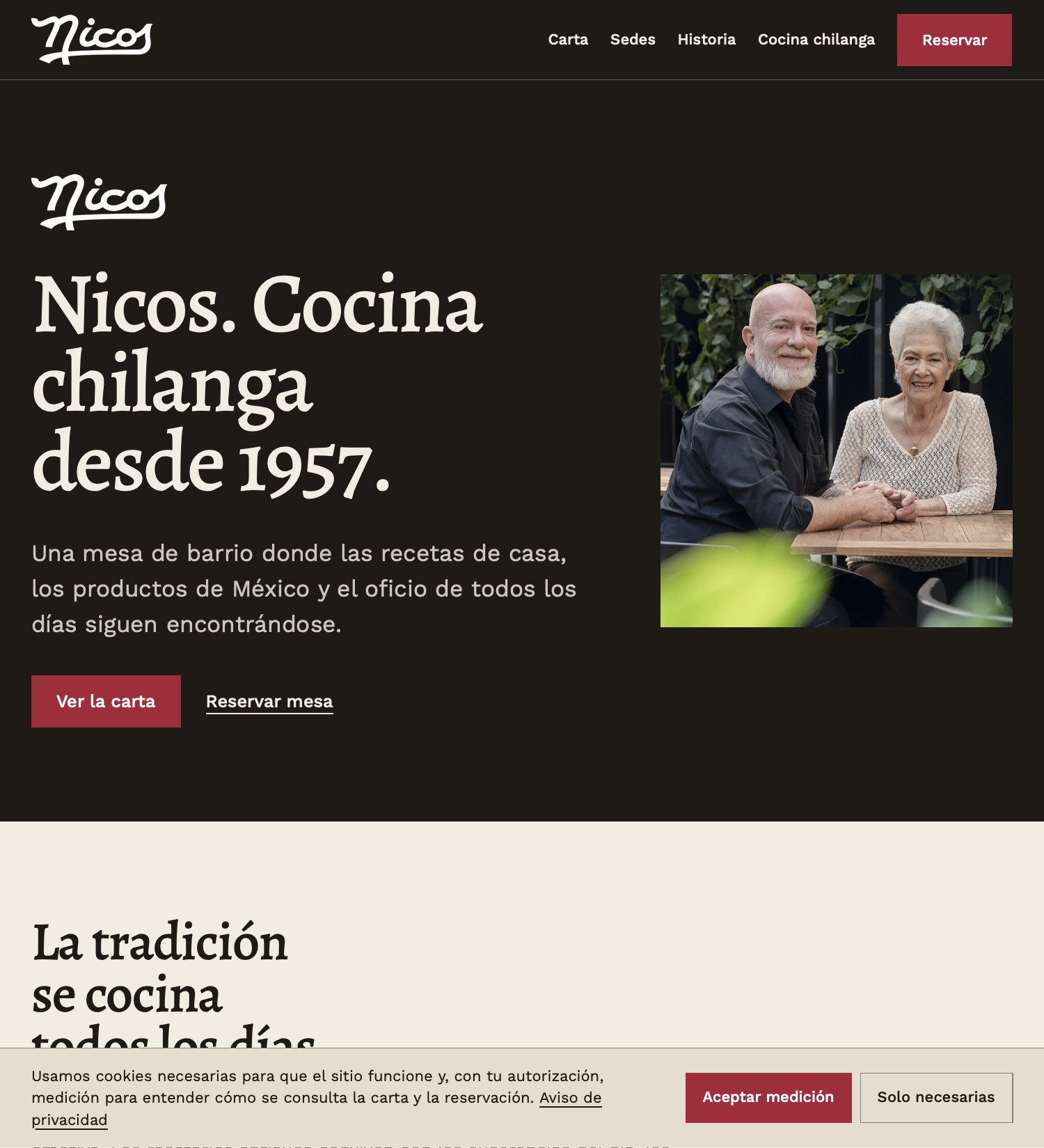Sitio web de Nicos